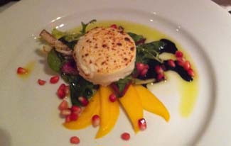 Warm Goats Cheese And Mango Salad